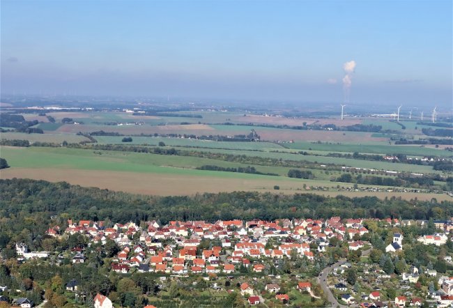 Luftbild Crimmitschau Kirschbergsiedlung Richtig Nord Autobahn A4